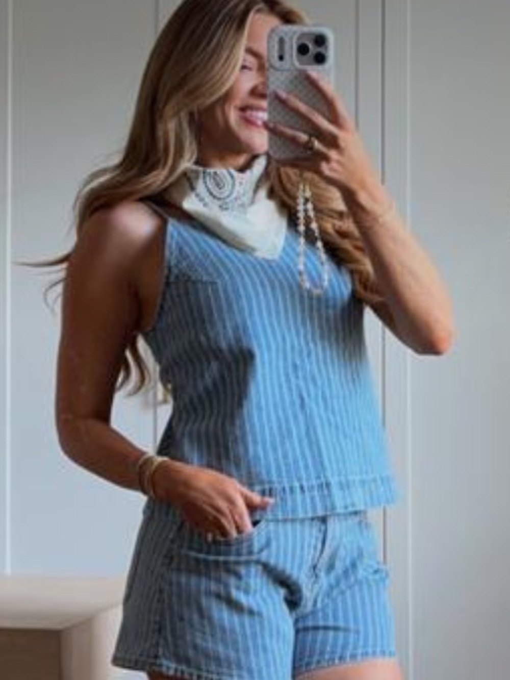 Womens tie back cami